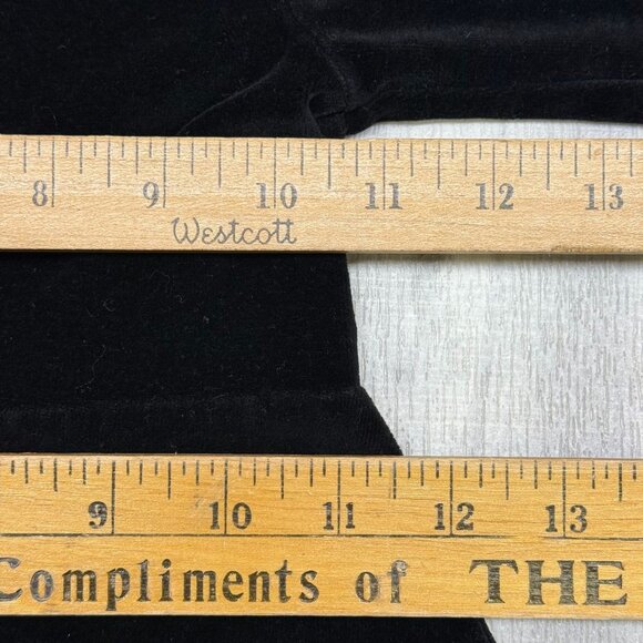 ✅Toddler Size 4 Matilda Jane Ginger Black Velvet Hooded Dress Lined Button STAIN - Picture 6 of 10